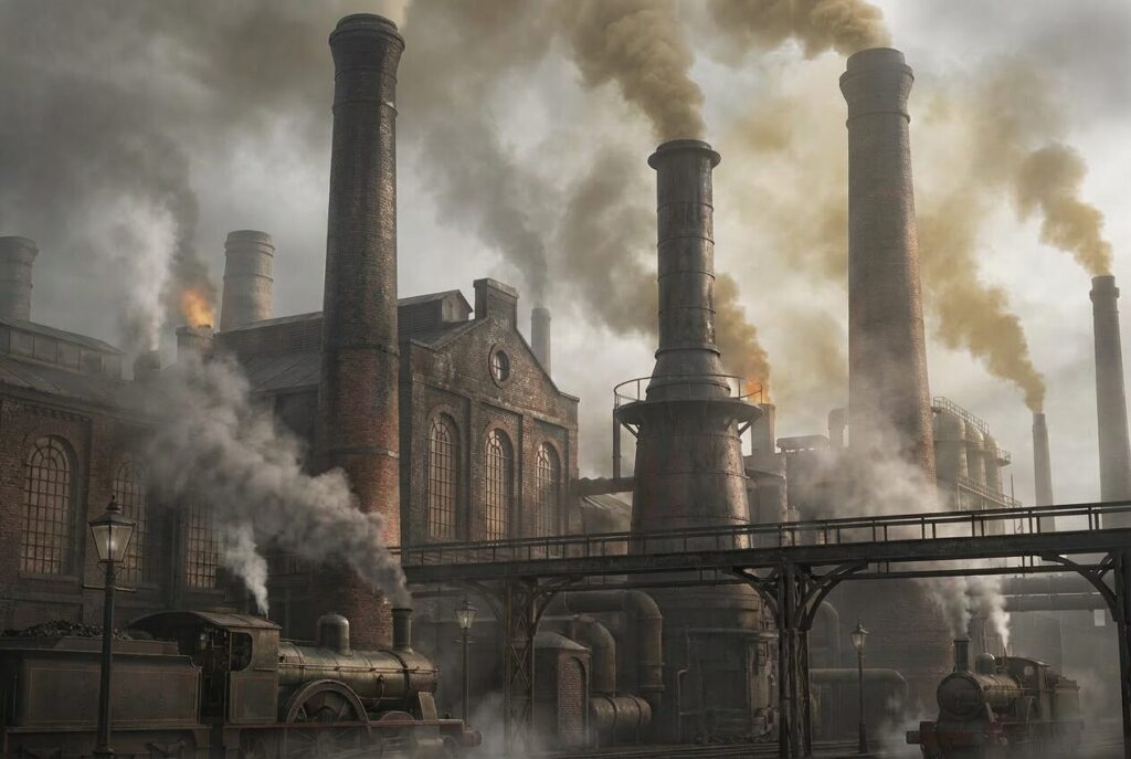 smog during industrial revolution no sunlight