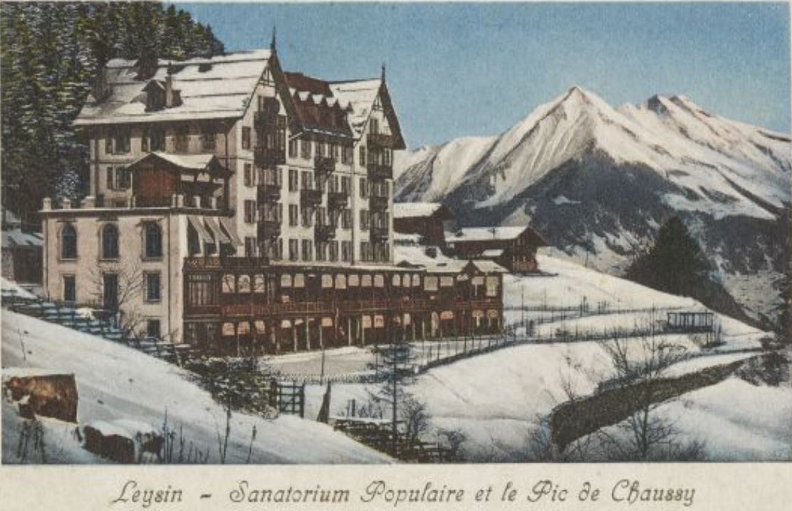 sanatorium Leysin Sanatoria i helioterapia w XIX i XX wieku: leczenie światłem przed erą antybiotyków Light and Human Health #6 – Sanatoria and Heliotherapy in the 19th and 20th Century: Treating with Light Before the Era of Antibiotics